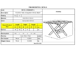 FOLDING ΤΡΑΠΕΖΙ ΒΕΡΑΝΤΑΣ - ΚΗΠΟΥ, ΠΤΥΣΣΟΜΕΝΟ, ΟΞΙΑ, ΒΑΦΗ ΕΜΠΟΤΙΣΜΟΥ ΑΠΟΧΡΩΣΗ ΚΑΡΥΔΙ
