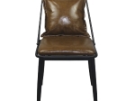DANTE ΚΑΡΕΚΛΑ, ΜΕΤΑΛΛΟ ΒΑΦΗ ΜΑΥΡΟ, PU VINTAGE BROWN