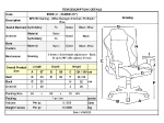 BF9150 GAMING ΠΟΛΥΘΡΟΝΑ ΓΡΑΦΕΙΟΥ, ΑΝΑΚΛΙΣΗ ΠΛΑΤΗΣ ΕΩΣ 90°, PU ΜΑΥΡΟ - ΜΠΛΕ