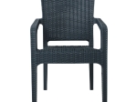 LORA ΠΟΛΥΘΡΟΝΑ ΚΗΠΟΥ ΣΤΟΙΒΑΖΟΜΕΝΗ, PP (RATTAN LOOK) ΑΠΟΧΡΩΣΗ ΑΝΘΡΑΚΙ