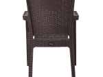 LORA ΠΟΛΥΘΡΟΝΑ ΚΗΠΟΥ ΣΤΟΙΒΑΖΟΜΕΝΗ, PP (RATTAN LOOK) ΑΠΟΧΡΩΣΗ ΚΑΦΕ ΣΚΟΥΡΟ