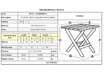 FOLDING ΤΡΑΠΕΖΙ ΒΕΡΑΝΤΑΣ - ΚΗΠΟΥ, ΠΤΥΣΣΟΜΕΝΟ, ΟΞΙΑ, ΒΑΦΗ ΕΜΠΟΤΙΣΜΟΥ ΑΠΟΧΡΩΣΗ ΚΑΡΥΔΙ