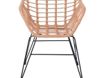 SALSA-S ΠΟΛΥΘΡΟΝΑ ΚΗΠΟΥ, ΜΕΤΑΛΛΟ ΒΑΦΗ ΜΑΥΡΟ, WICKER ΦΥΣΙΚΟ (ΧΩΡΙΣ ΜΑΞΙΛΑΡΙ)