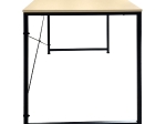 ΓΡΑΦΕΙΟ Η/Υ ΜΕΤΑΛΛΟ ΒΑΦΗ ΜΑΥΡΟ, MELAMINE BEECH