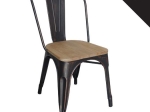 RELIX WOOD ΚΑΡΕΚΛΑ-PRO, ΜΕΤΑΛΛΟ ΒΑΦΗ ANTIQUE BLACK, ΑΠΟΧΡΩΣΗ ΞΥΛΟΥ NATURAL OAK