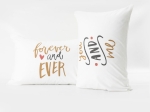 Borea Ζεύγος Μαξιλαροθήκες Forever (2) 50 x 70 cm Λευκό