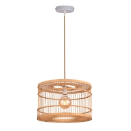 Φωτιστικό Οροφής 4524 40x25cm Ε27 Brown-White Inlight