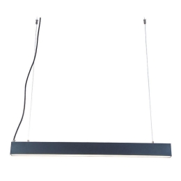 Φωτιστικό Οροφής-Ράγα 6172-90 M90cm 2400Lm Black Inlight