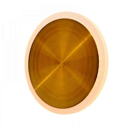 Φωτιστικό Τοίχου-Απλίκα Led 43401 Φ18cm 500Lm Gold Inlight