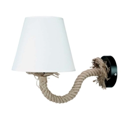 Φωτιστικό Τοίχου-Απλίκα 43368 30x26cm 1xΕ27 Natural-Black Inlight