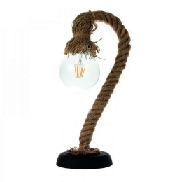 Φωτιστικό Επιτραπέζιο 3439 17x46cm 1xΕ27 Natural-Black Inlight