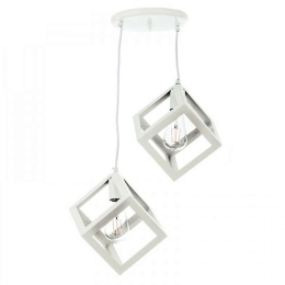 Φωτιστικό Οροφής ροζέτα 4400-2 Φ20cm 2xΕ27 White Inlight