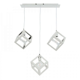 Φωτιστικό Οροφής-Ράγα 4400-3 Φ30cm 3xΕ27 White Inlight