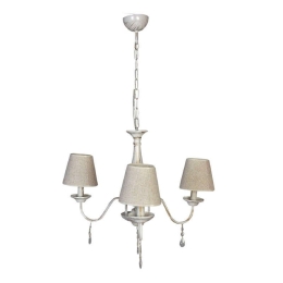 Φωτιστικό Οροφής 5010-3 55x30cm 3xΕ14 Antique White Inlight