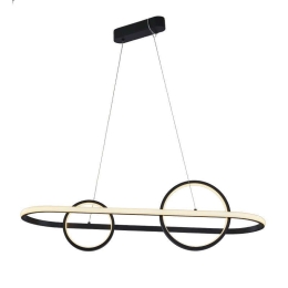 Φωτιστικό Οροφής Led 6031 120cm 4500Lm Black Inlight