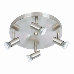 Φωτιστικό Οροφής-Σποτ 9075-4 30x7cm 4xGU10 Nickel Inlight