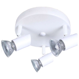 Φωτιστικό Οροφής-Σποτ 9077-3 25x7cm 3xGU10 White Inlight