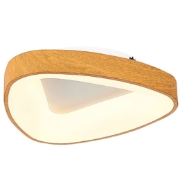 Πλαφονιέρα Οροφής 42176-Α 56cm Led 4650Lm 58W 4000K Brown-White Inlight