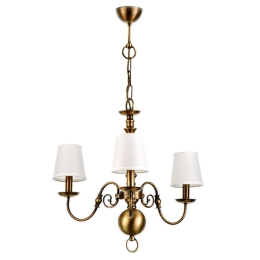 Φωτιστικό Οροφής 5309-3 60x50cm 3xE14 Bronze-White Inlight