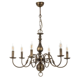 Φωτιστικό Οροφής 5309-6 70x50cm 6xE14 Bronze Inlight