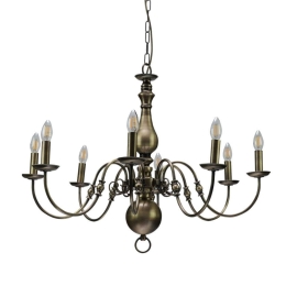 Φωτιστικό Οροφής 5309-8 85x50cm 8xE14 Bronze Inlight