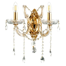 Φωτιστικό Τοίχου 43250-2 52cm 2xE14 Gold Inlight