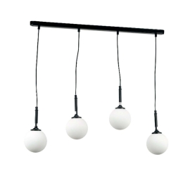 Φωτιστικό Οροφής Ράγα 4514-4 80cm 4xG9 Black Inlight