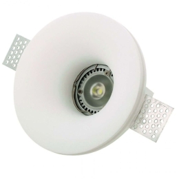 Σποτ Χωνευτό Στρογγυλό Χ0002 Φ13cm 1xGU10 White Inlight