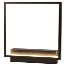 Φωτιστικό Τοίχου - Απλίκα 43034 25x25cm Led 1500Lm 18W 3000K Black Inlight