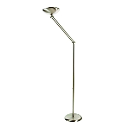 Φωτιστικό Δαπέδου 45017 30x187cm 1xR75 Nickel Inlight