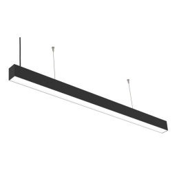 Φωτιστικό Οροφής-Ράγα 6042-180 7x5x180cm Led 4000Lm 60W 3000K Black Inlight