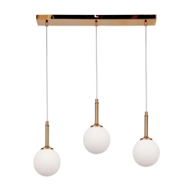 Φωτιστικό Οροφής - Ράγα 4016-3-RAIL 60x110cm 3xG9 Gold-White Inlight