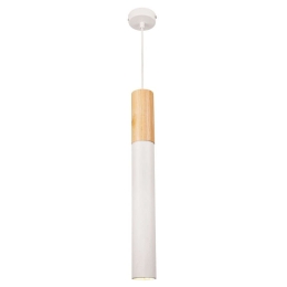 Φωτιστικό Οροφής 4017-WH 8x50cm 1xGU10 White-Brown Inlight