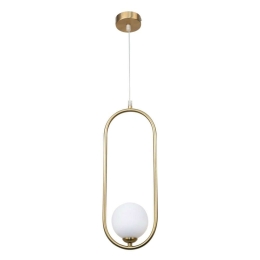 Φωτιστικό Οροφής 4022-GL 15x40cm 1xG9 Gold-White Inlight