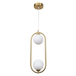 Φωτιστικό Οροφής 4023-GL 15x40cm 2xG9 Gold-White Inlight