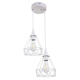 Φωτιστικό Οροφής 4024-2-WH-ROSETTE 20x26cm 2xE27 White Inlight