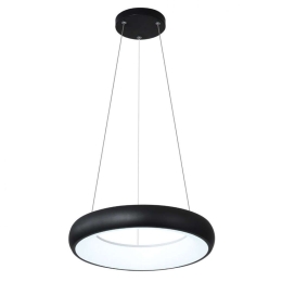 Φωτιστικό Οροφής 42023-Α-Black 60x8cm Dim Led 8200Lm 110W 3000K/4000K/6000K Black-White Inlight