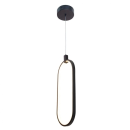 Φωτιστικό Οροφής 6058-BL 17x52cm Led 1100Lm 14W 3000K Black Inlight