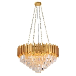 Φωτιστικό Οροφής 6068-12 80x47cm 12xE14 Clear-Gold Inlight