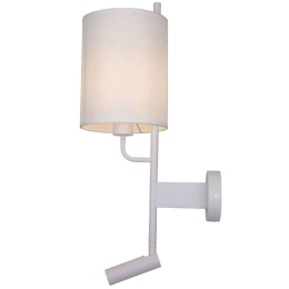 Φωτιστικό Τοίχου - Απλίκα 43028-WH 18x50cm 1xΕ27 3W 3000K White Inlight