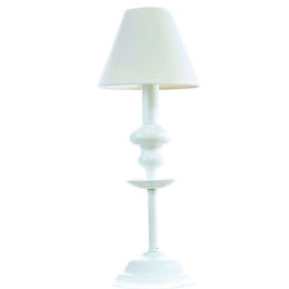 Φωτιστικό Επιτραπέζιο 3420 20x46cm 1xE14 White Inlight