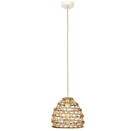 Φωτιστικό Οροφής 4047-B 25x25cm 1xE27 Natural Inlight