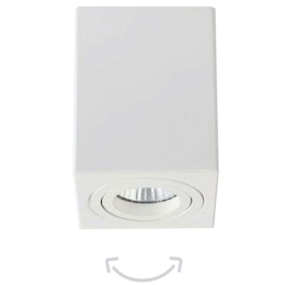 Φωτιστικό Οροφής - Σποτ 42026-WH 7,8x7,8x10cm 1xGU10 White Inlight