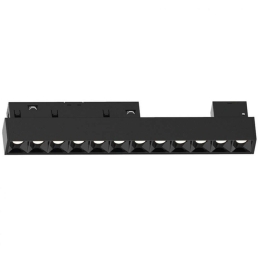 Γραμμικό Φωτιστικό Μαγνητικής Ράγας T01302-BL 22x2,2x4,3cm Led 790lm 12W 4000K Black Inlight