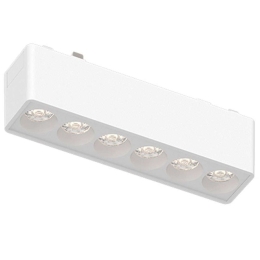 Σποτ Μαγνητικής Ράγας Ultra-Thin T02801-WH 12,2x2,6x2,4cm Led 480lm 6W 3000K White Inlight