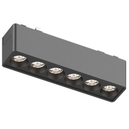 Σποτ Μαγνητικής Ράγας Ultra-Thin T02801-BL 12,2x2,6x2,4cm Led 480lm 6W 3000K Black Inlight