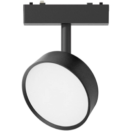 Σποτ Μαγνητικής Ράγας Ultra-Thin T03901-BL Φ9,5x3x14cm Led 630lm 9W 3000K Black-White Inlight