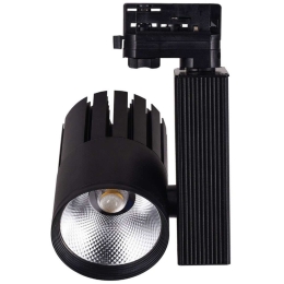 Σποτ Τριφασικής Ράγας T00802-BL Φ10x14,8x20cm Led 850lm 10W 4000K Black Inlight