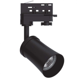 Σποτ Τριφασικής Ράγας T01200-BL Φ6,6x10x21cm 1xGU10 Black Inlight