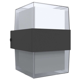 Φωτιστικό Τοίχου - Απλίκα Louise 80203341 10,5x13,3cm  Led 600lm 8W 3000K 3000K Anthracite ItLighting